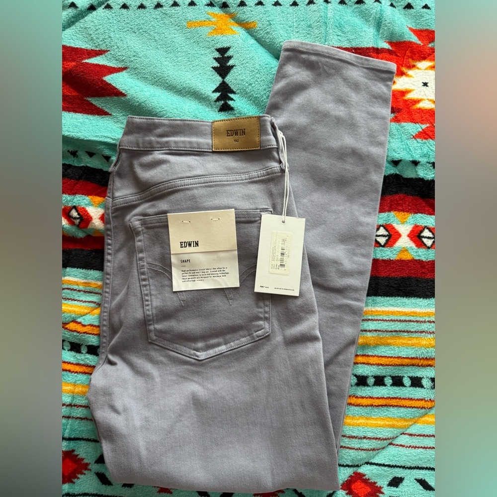 Edwin Women's Light Gray Skinny Pants